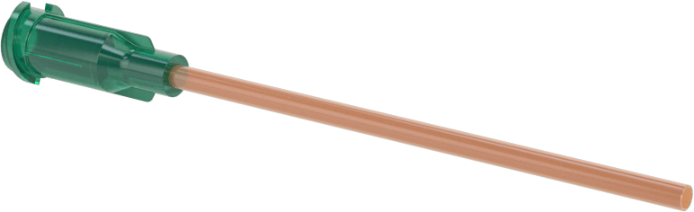 Luer Lock Bağlantılı Şırınga İğnesi, 2" Uzunlukta 14 G PTFE İğne