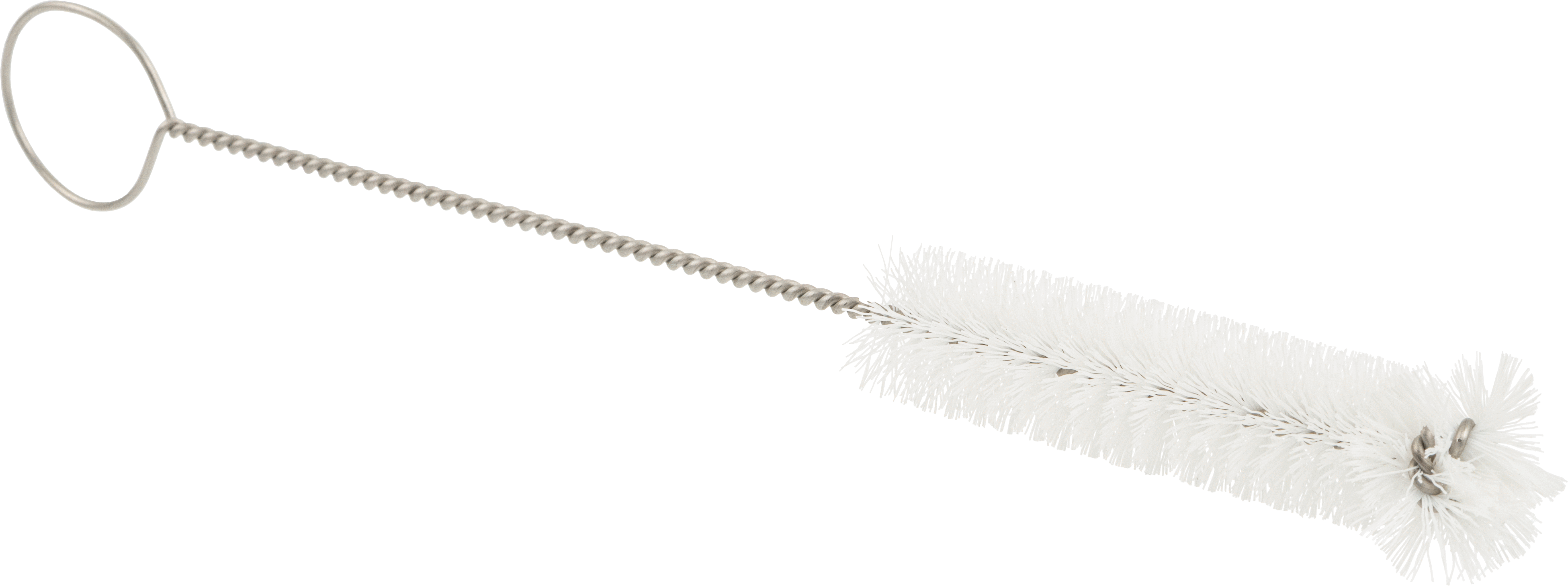 3-1/2" Uzunluk x 3/4" Çaplı Şişe Fırçası, 9" Toplam Uzunluk — 3⁄4", Plastic, Polyester Plastic, 9"