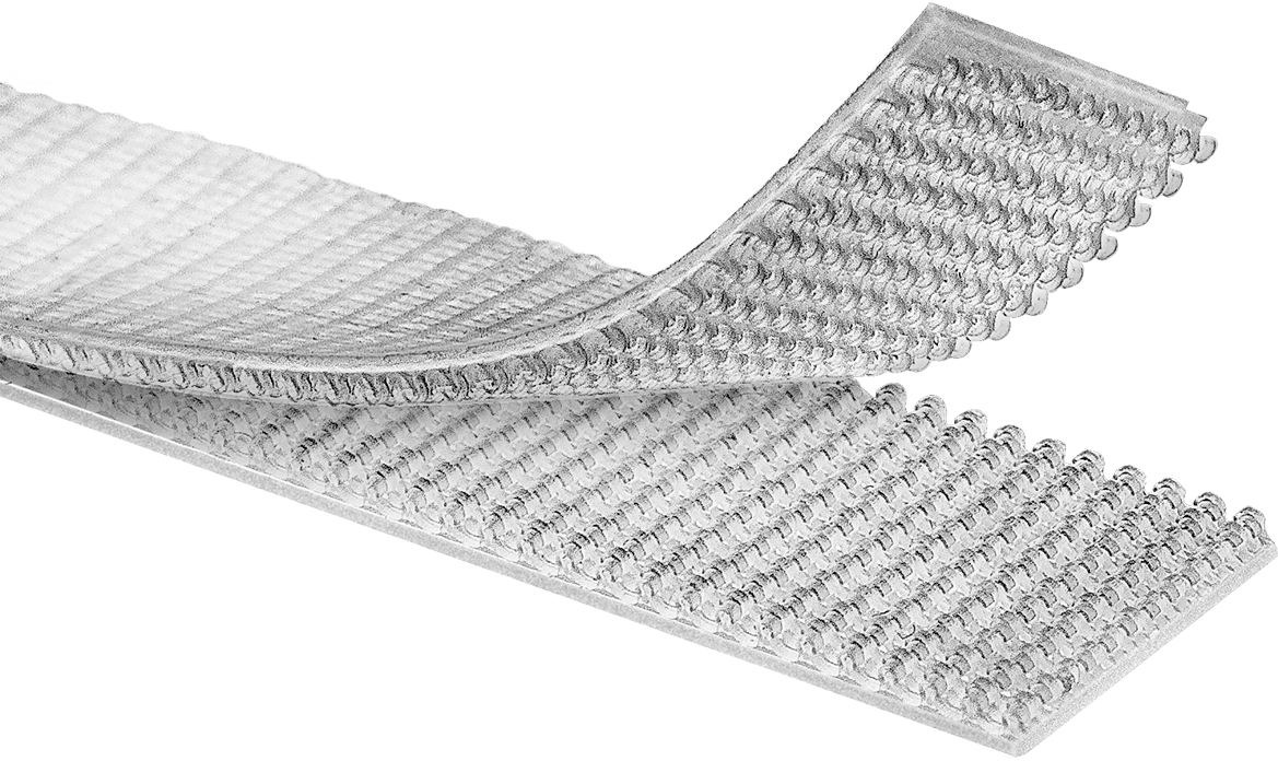 Düşük Profilli Geçmeli Bağlantı Elemanı, Poliolefin Plastik, 5/8" Genişlik