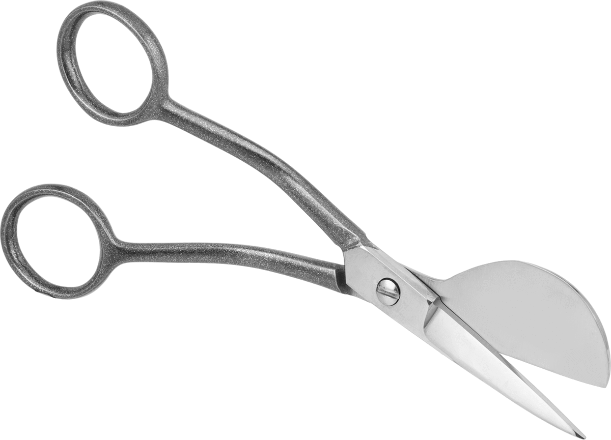 Gömme Kesimli Tamamen Metal Makas, 6" Toplam Uzunluk
