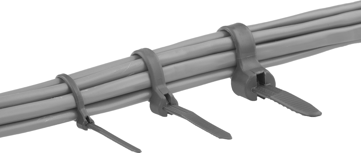 Metal Dedektörü ile Tespit Edilebilir Kablo Bağı, Naylon, Genişlik, 13-1/2" Uzunluk, 3-1/2" Maksimum Demet Çapı için, Mavi