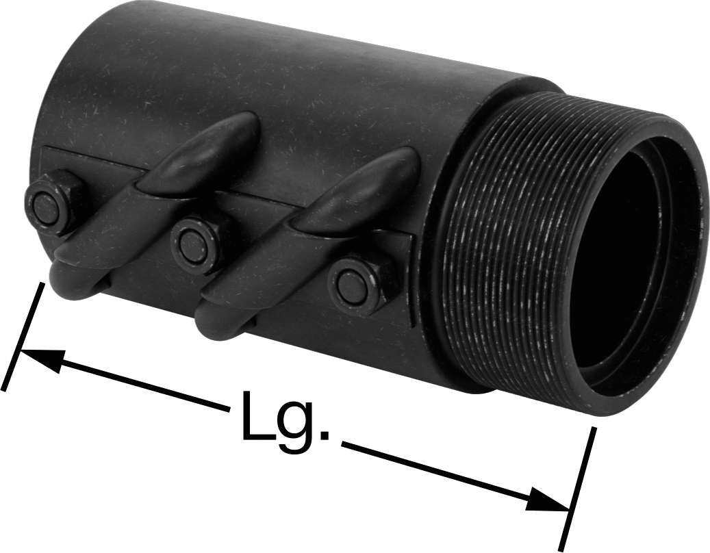 Bilyalı Vida için 3/8"-8 Sağ Dişli Dış Dişli Bilyalı Somun — 3⁄8"-8, Rulman Somunu, 1"