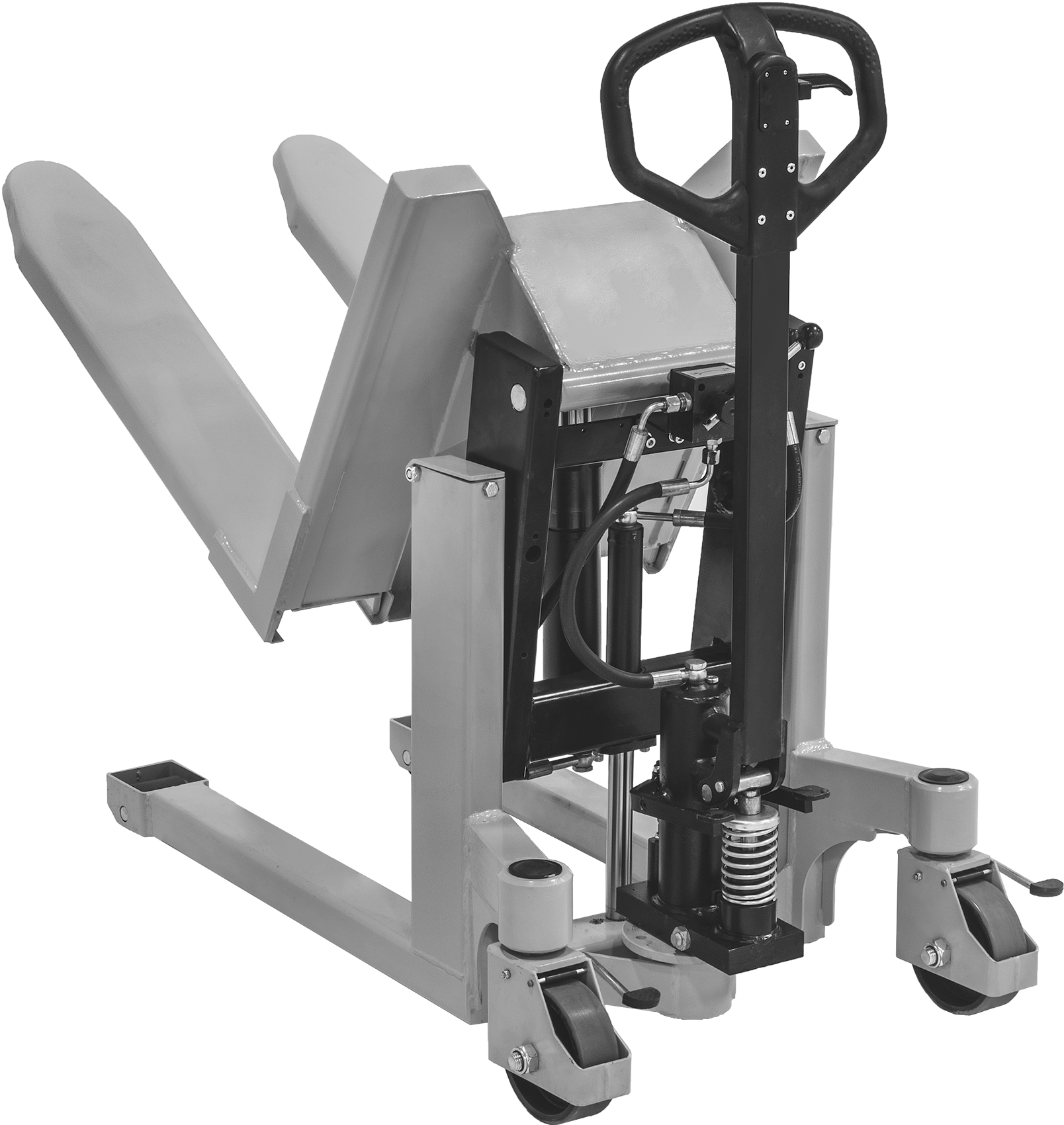Kaldırma ve Eğme Transpalet, 31" Uzunluk x 6-1/2" Genişlik Çatal