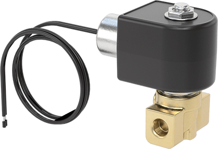 Pirinç Gövdeli Kompakt Solenoid Açma/Kapama Vanası