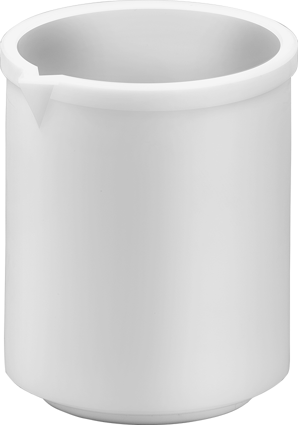 Aşındırıcı Kimyasallar için Plastik Beher, 1.7 FL oz/50 ml Kapasite