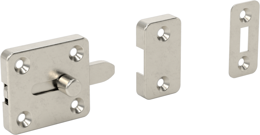 Kayan Cıvata Mandalı, 304 Paslanmaz Çelik, 1-1/4" Yükseklik x 1-3/8" Genişlik