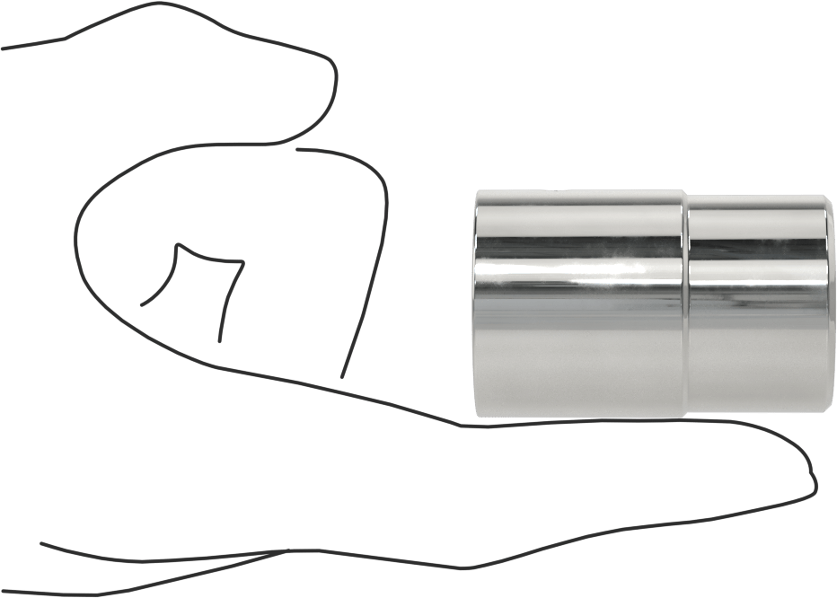 12 Uçlu Standart Lokma Anahtarı, Krom Kaplı Çelik, 3/4" Kare Tahrik, 19 mm Boyut