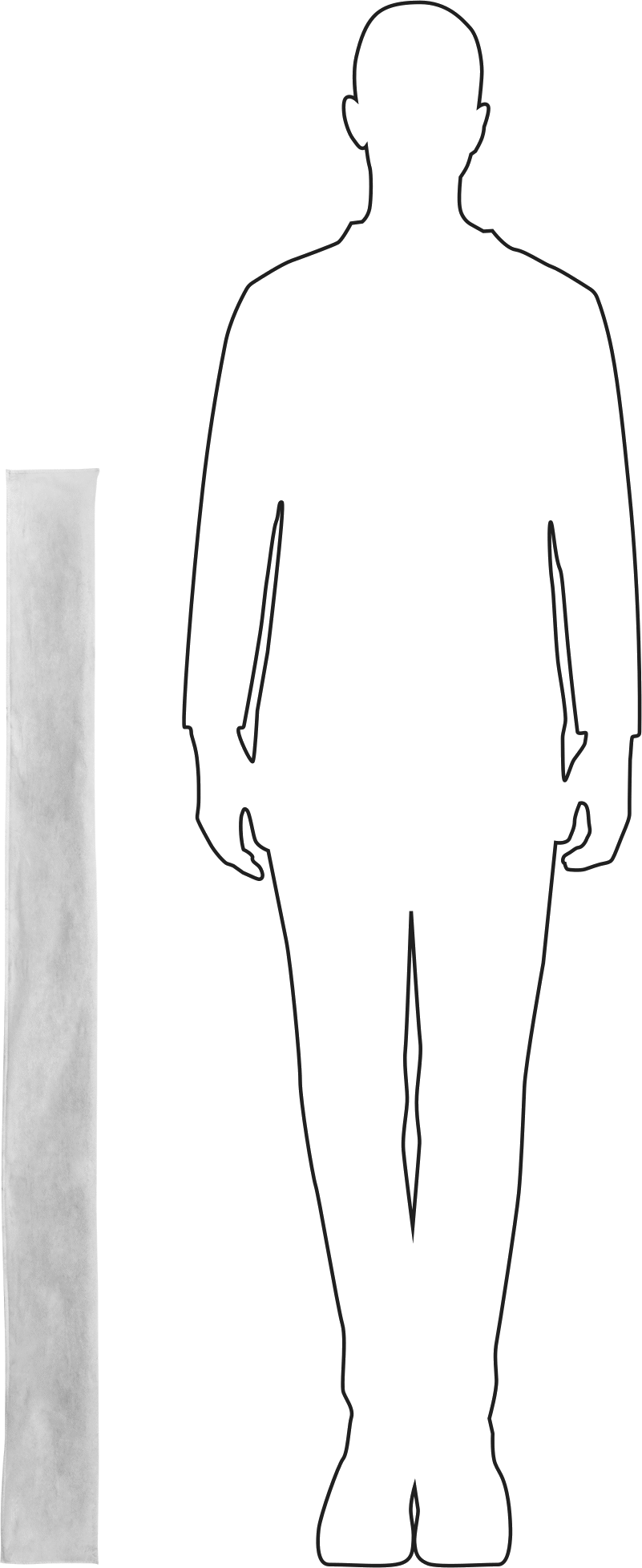 Nötralize Edici Emici, Tabanlarla Kullanım için, 2" Çap x 48" Uzunlukta Çorap, 0.75 Galon Kapasite