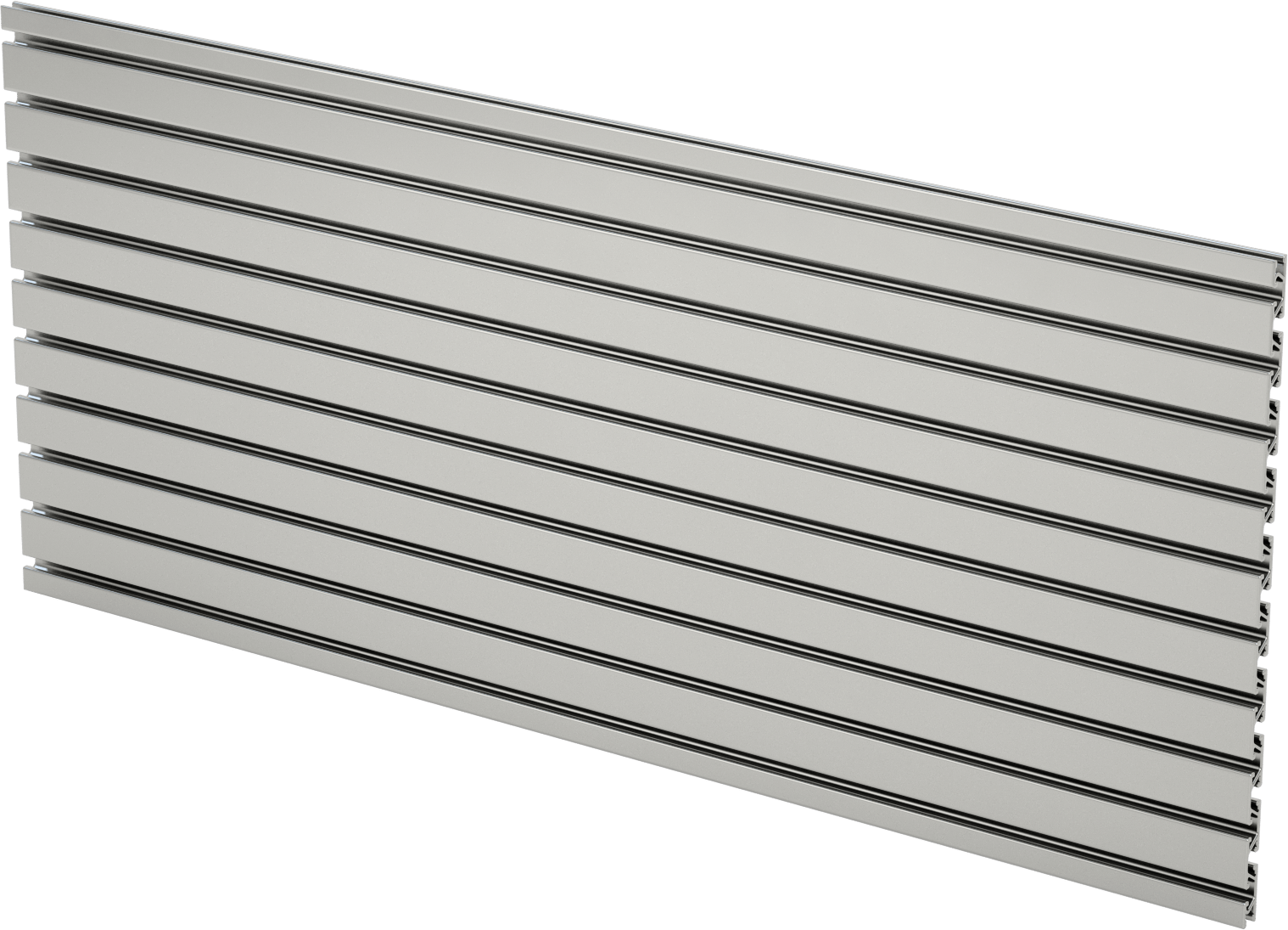 T-Yivli Panel, T-Yivli Çerçeve için 36" Genişlik x 15-3/4" Yükseklik