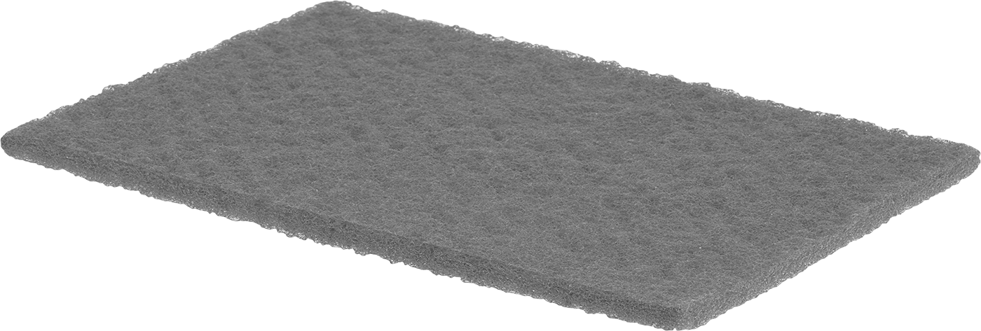 Orta Aşındırıcı Ovma Pedleri, Kırmızı — Orta, Plastic, Plastic Fiber, 3⁄8"