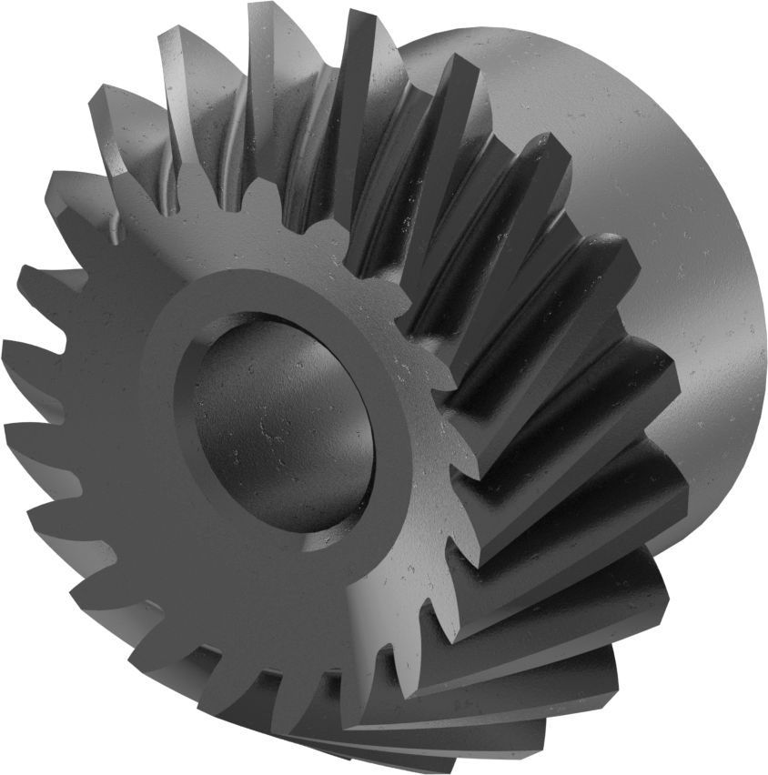 Yüksek Güçlü Metal Konik Pinyon, 6 mm Yüz, 2:1 Hız Oranı