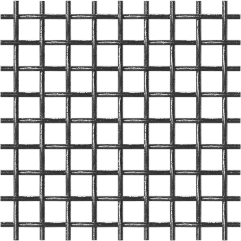 Epoksi Kaplı Çelik Filtre Ağı, 8 x 8 Örgü Boyutu