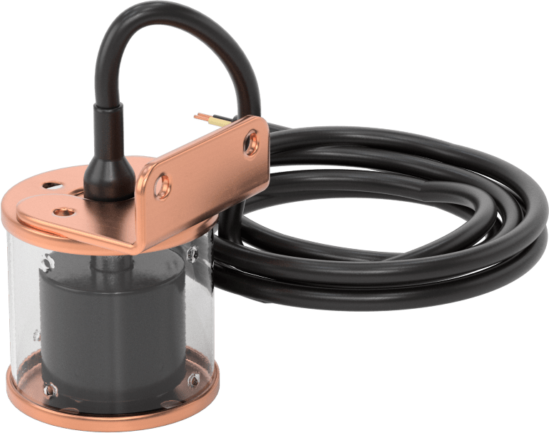Braketli Dikey Montajlı Şamandıra Anahtarı, Yakıtlar ve yağlar için, SPST-NC, 120 V AC'de 0.170 Amper