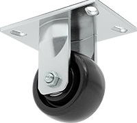 6-1/2" x 4-1/2" Plakalı Yüksek Kapasiteli Vulcan Tekerlek