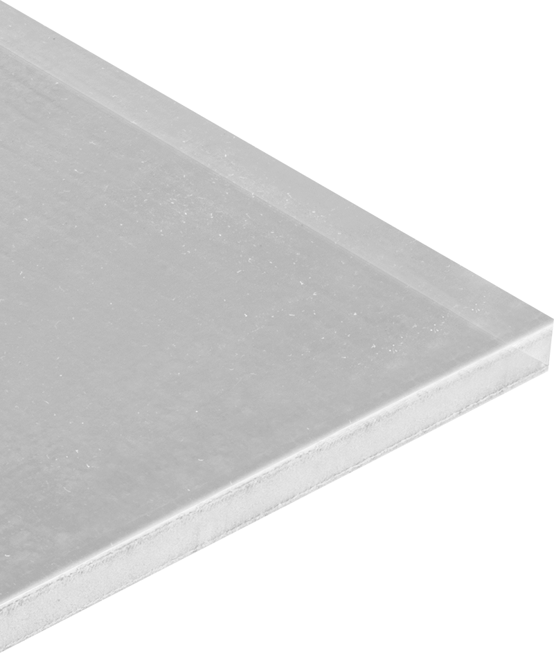 Aşınmaya Dayanıklı Poliüretan Kauçuk Levha, Kehribar, 6" x 6", 1/16" Kalınlık