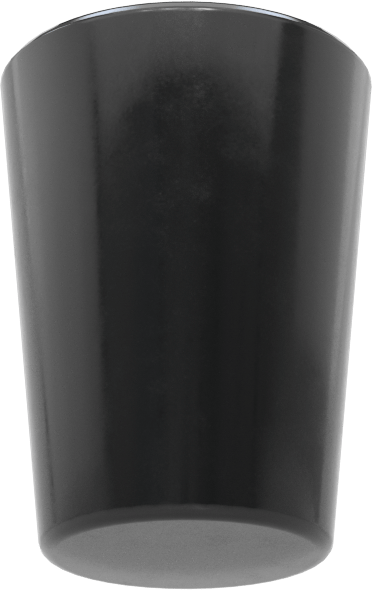 SBR Kauçuk Konik Tapa, Anma Ölçüsü 1, 19/32" ila 45/64" İç Çap için, Delik Olmadan