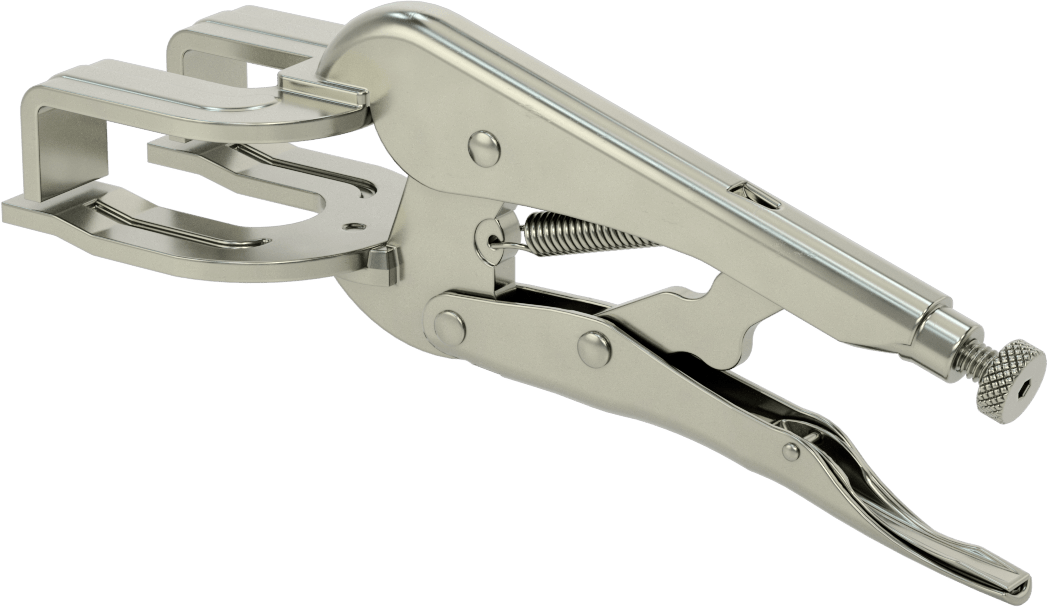 Levhalar için Kilitli Pense Kelepçesi, 0" ila 2-3/4" Açıklık