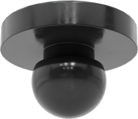 Hava Koşullarına Dayanıklı EPDM Sıkı Geçmeli Tamponlar, 3/16" İç Çap için, 1/4" Sırt Çapı, 1/2" Dış Çap
