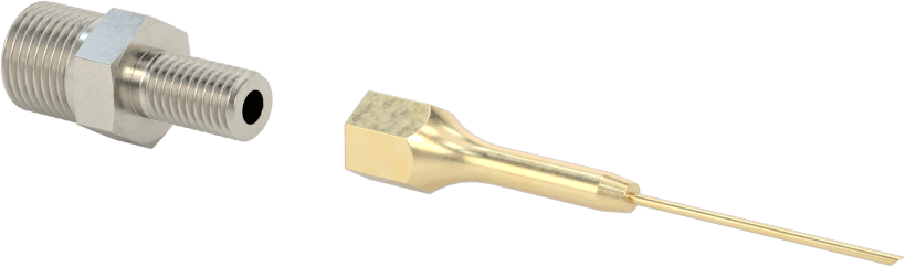 0.035" Dış Çaplı Düz Hassas Gres Dağıtım Uçlu 2-1/16" Uzunluğunda Nozul — Dispensing Tip, Nozzle, Düz, 0.035"