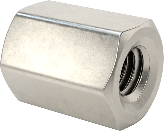 Dişli Altıgen Ayırıcı, 18-8 Paslanmaz Çelik, 4.5 mm Altıgen, 6 mm Uzunluk, M2.5 x 0.45 mm Diş