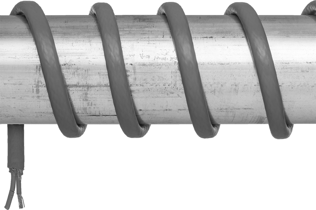 Boru ve Tüpler için Sabit Wattlı Isıtma Bandı, 150°F Maksimum Isı Çıkışı, 120V AC, 2.5 W/Ayak Yoğunluk