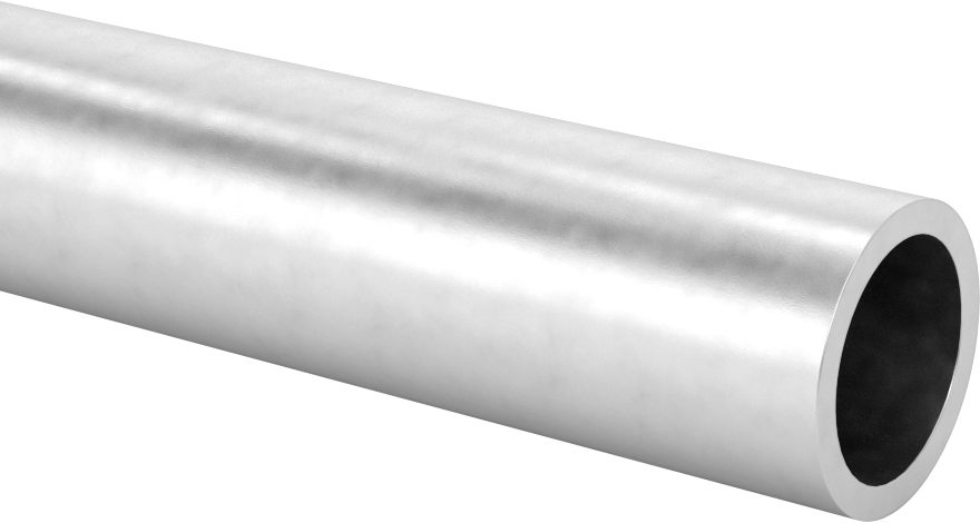 Kolay Şekillendirilebilir Denizcilik Sınıfı 5086 Alüminyum Boru, 0.113" Duvar Kalınlığı, 1.05" Dış Çap