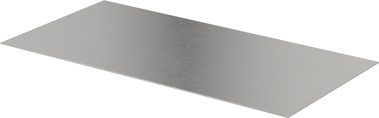 Parlatılmış Ekonomik 430 Paslanmaz Çelik, 0.035" Kalınlık, 6" x 12"