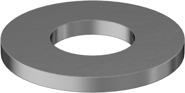 Pirinç Pul, 1/4" Vida Boyutu için, Genel Amaçlı, 0.260" İç Çap