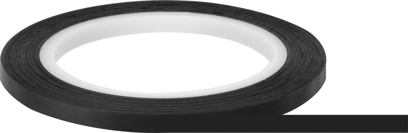 Elektronik Ürünler için Karartma Bandı, Tek Taraflı Yapıştırıcı, 1/4" Genişlik, 216 Fit Uzunluk