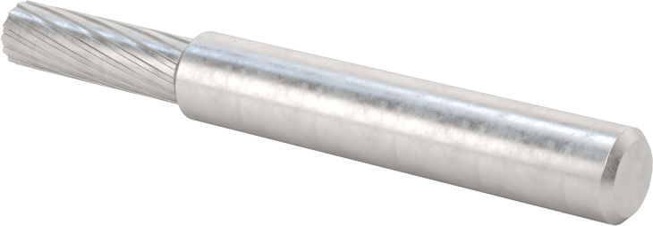 1/4" Çaplı Şaftlı Karbür Freze Ucu, Düz Kesici Silindir, Ticaret No. Sb-14, Tek Kesim