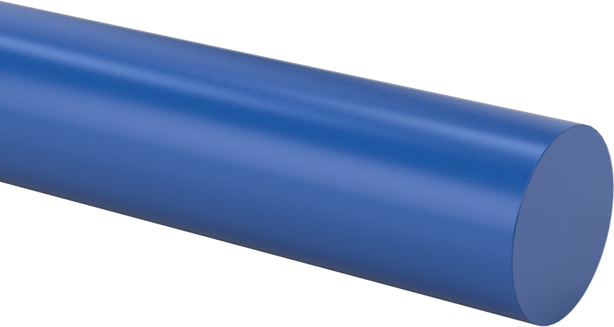 Isı ile Stabilize Edilmiş Aşınmaya Dayanıklı Döküm Naylon Çubuk, Kolay İşlenebilir, 1" Çap