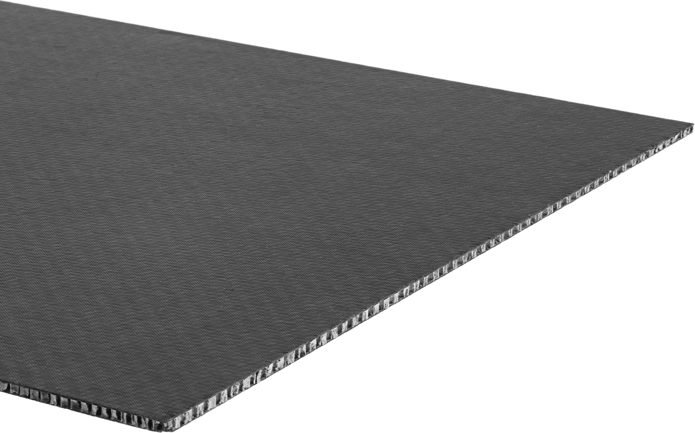 Kompozit Aramid Bal Petek Paneli, Karbon Fiber Yüzey, 1/8" Kalınlık, 12" Genişlik x 12" Uzunluk