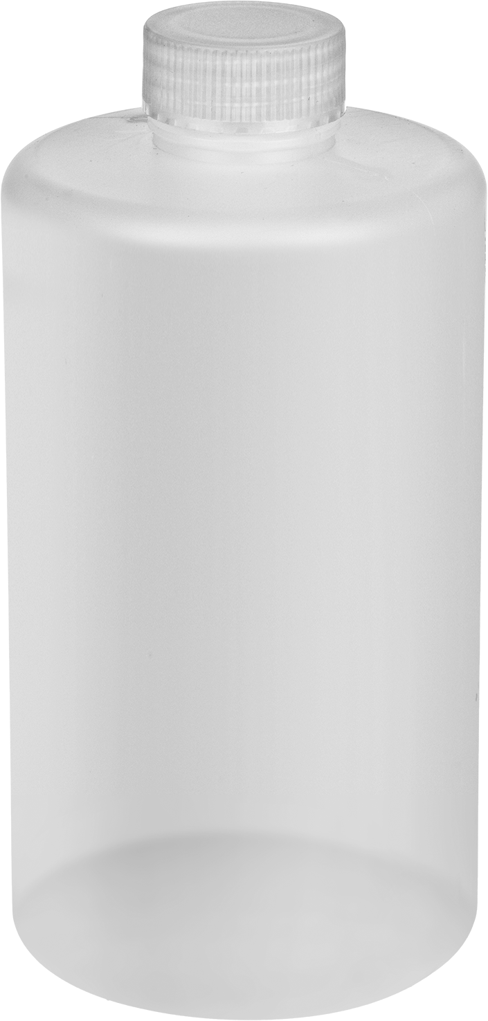 Yarı Şeffaf HDPE Plastik Şişe, 64 FL. oz./2000 ml Kapasite, 1-3/4" Ağız Dış Çapı
