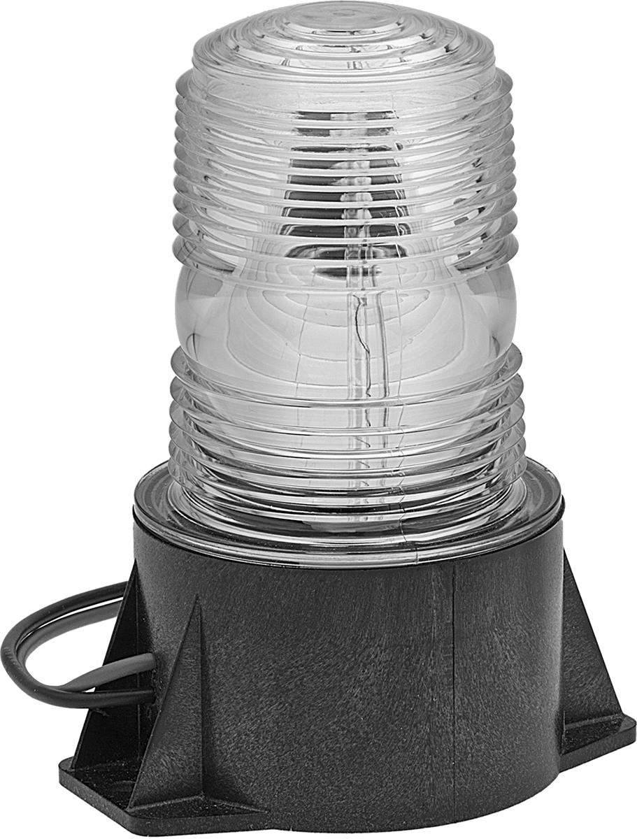 Stroboskop Işığı, Yüzeye Montaj, Dar Kubbe, 12 ila 80V DC — 12V DC to 80V DC, Kehribar, Mavi, Yeşil, Kırmızı, Beyaz, Xenon