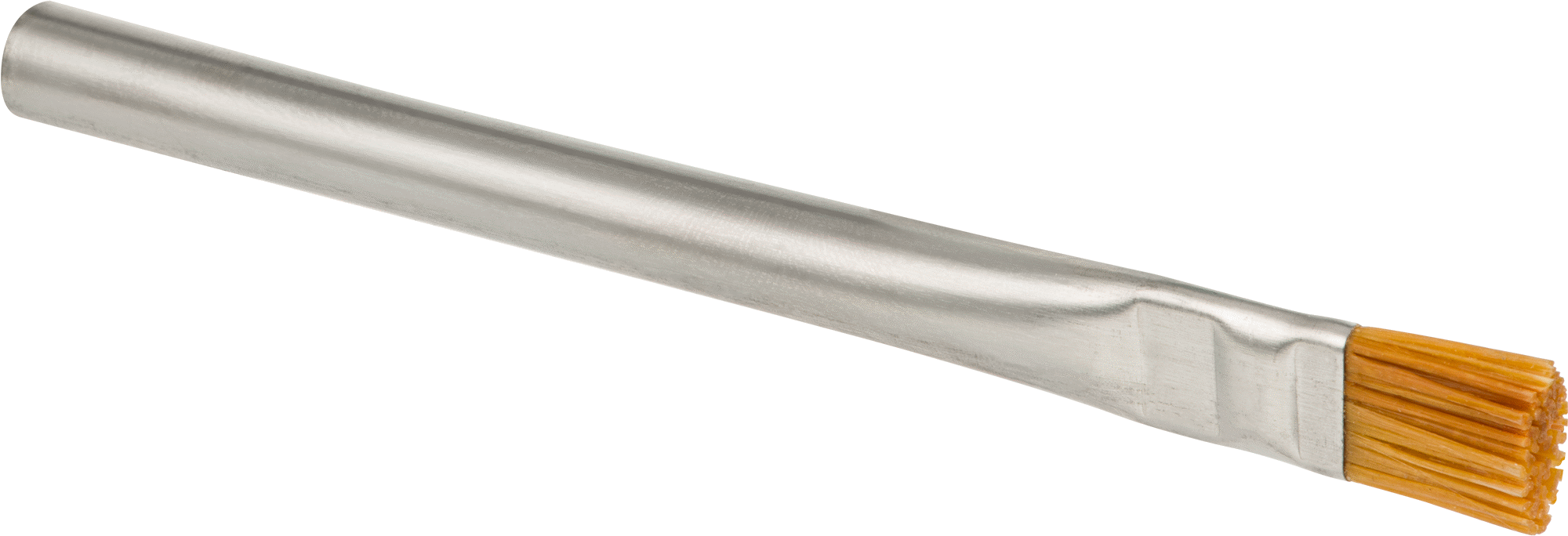 Metal Saplı Düz Tek Kullanımlık Fırça, Yağlayıcılar için, Bileşikler ve Akı, 5/8" Genişlikte Kıllar