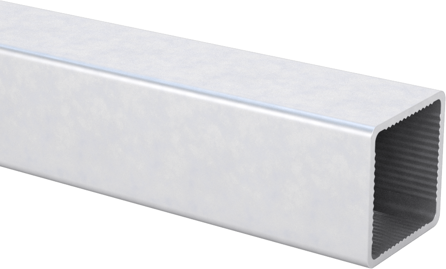 Pres Geçmeli Çerçeve Bağlantı Elemanı, Hızlı Açılır Ray, Kare, 1" Yükseklik x 1" Genişlik — Ray, Alüminyum, 1"