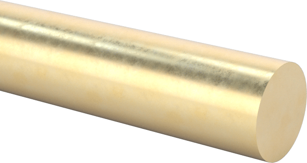 Kolay İşlenebilir Mimari 385 Pirinç, 2 mm Çaplı Çubuklar, 1 M Uzunluk