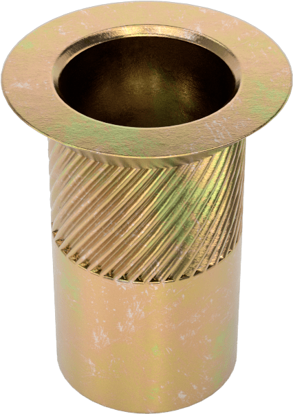 Gömme Montajlı Pop Somun, M5 x 0.8 mm Diş Boyutu, 1.6 mm ila 4 mm Malzeme Kalınlığı için