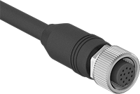 Ekranlı Mikro M12 Vidalı Konektörler