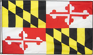 Maryland Eyalet Bayrağı, 3 Fit x 5 Fit