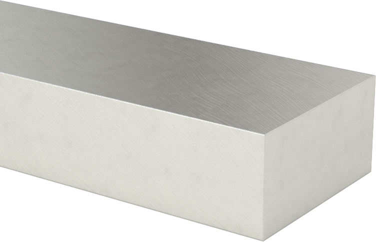 Büyük Boy 4140 Alaşımlı Çelik Çubuk, Çok Amaçlı, 1/2" Kalınlık, 1" Genişlik