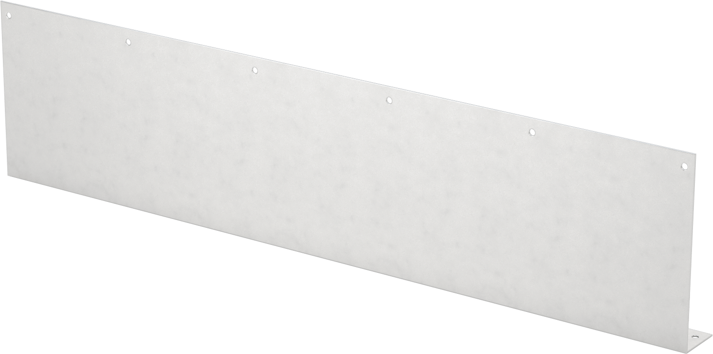 Güçlendirici Kapı Kenar Plakası, 29-1/2" Genişlik, Alüminyum