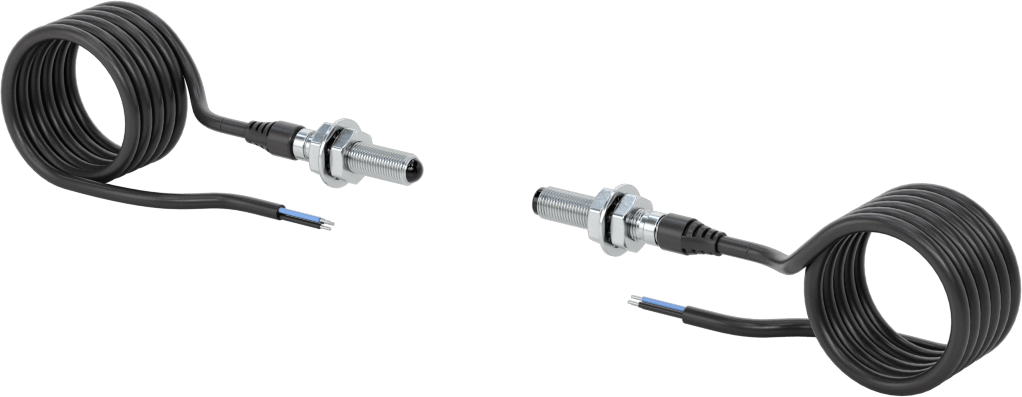 Minyatür Fotoelektrik Anahtar, Yuvarlak, Alıcı, Görünür, Nesne Varken, NPN — 12V DC-24V DC, Sabit Kablolama, Fotoelektrik