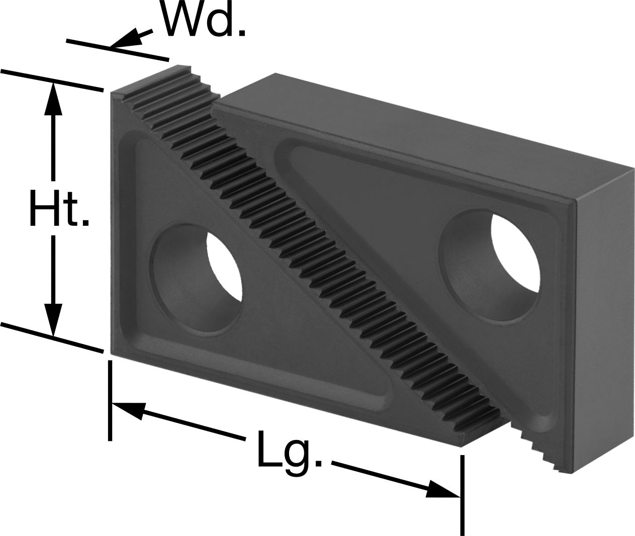Basamak Blokları, 3/4" ila 1-5/8" Yükseklik, 1" Genişlik