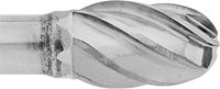 Yumuşak Metaller ve Plastikler için Karbür Frez, Oval