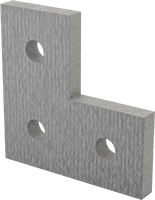 Strut Kanalı Braketi, Dirsek, Gri Fiberglas